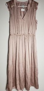 Rose gold Satin Dress